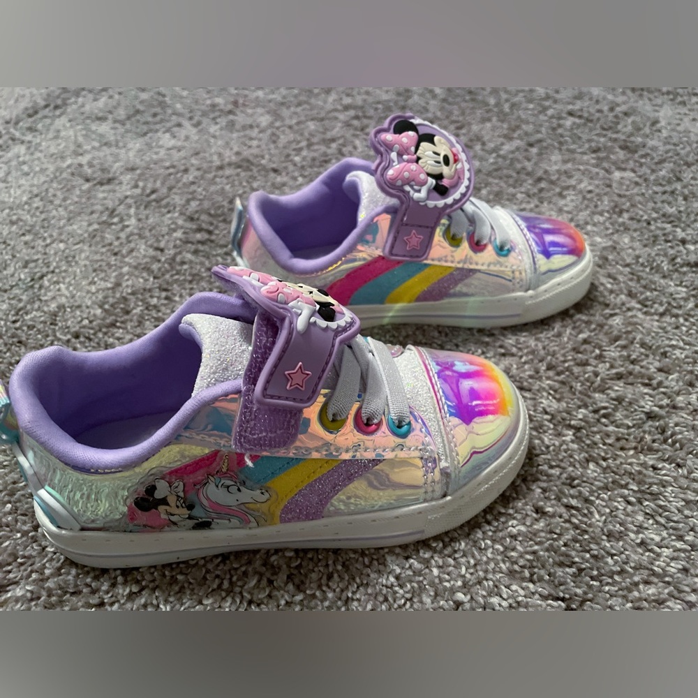 Disney Junior Toddler’s Size 10 Minnie Mouse Sneakers